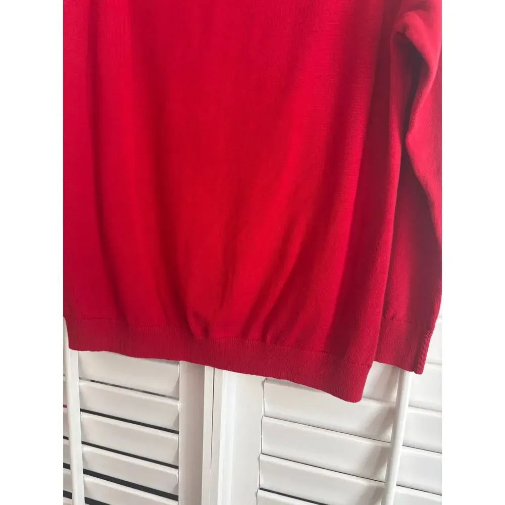 Lauren Ralph Lauren Red Sweater Size 1X